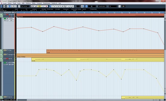 Automation dans Cubase