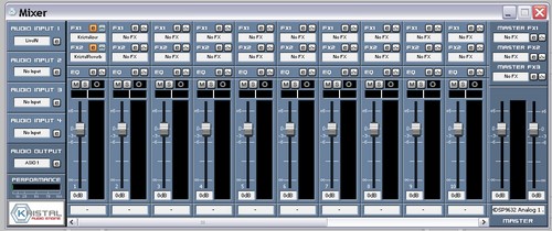 Kristal Audio Engine console des voix